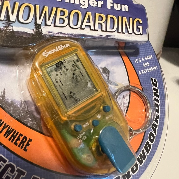 EXCALIBER FINGER FUN ELECTRONIC GAME BASKETBALL- Soccer -Racing- Snowboarding - Picture 5 of 11